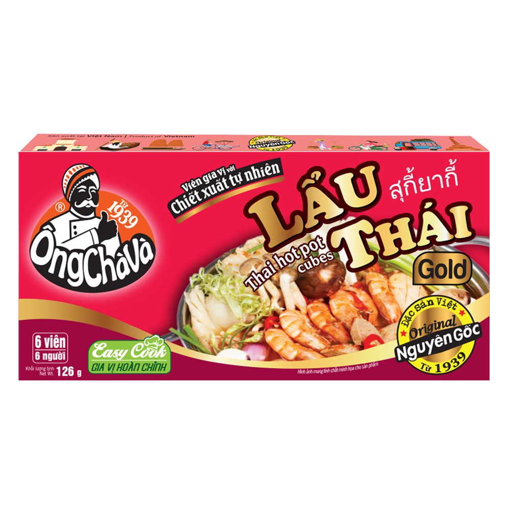 Thai Hot Pot Cubes 126g (10 packs/combo)