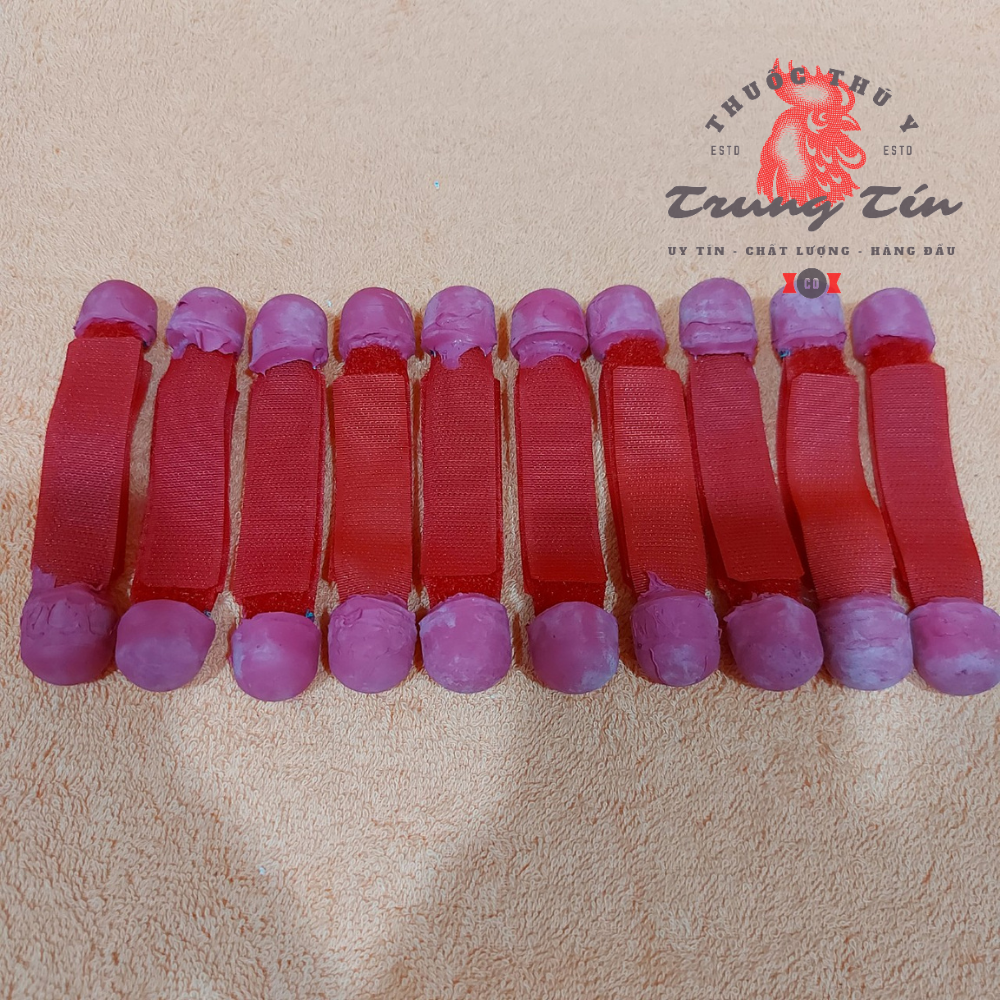 bịt cựa gà (NÒI) loại dán - 2 cặp dành cho 2 con gà