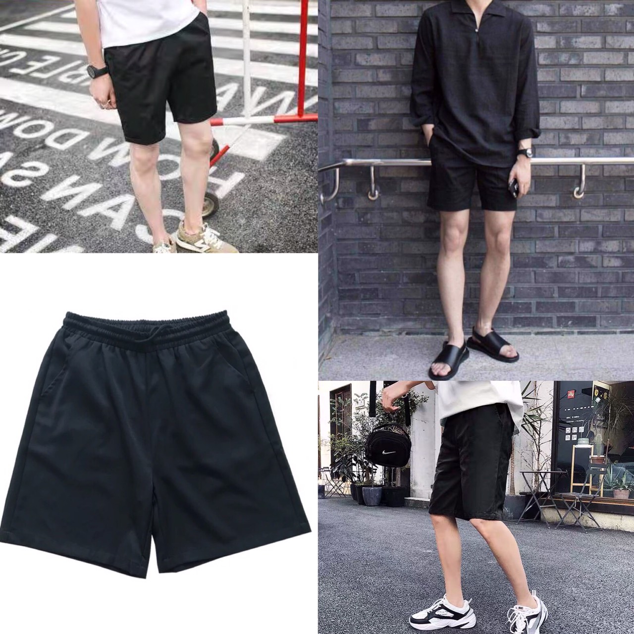 [HCM]Quần Short Kaki Nam Trơn Thời Trang Unisex