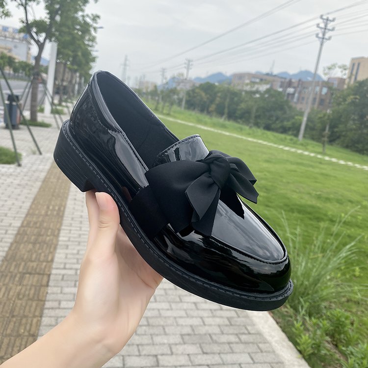 Giày lười đính nơ thời trang - G098