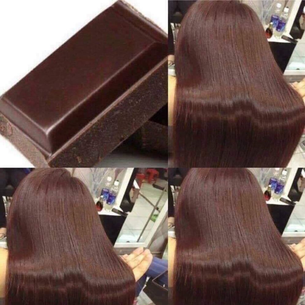 Thuốc nhuộm tóc màu nâu chocolate (kèm oxi và găng tay)