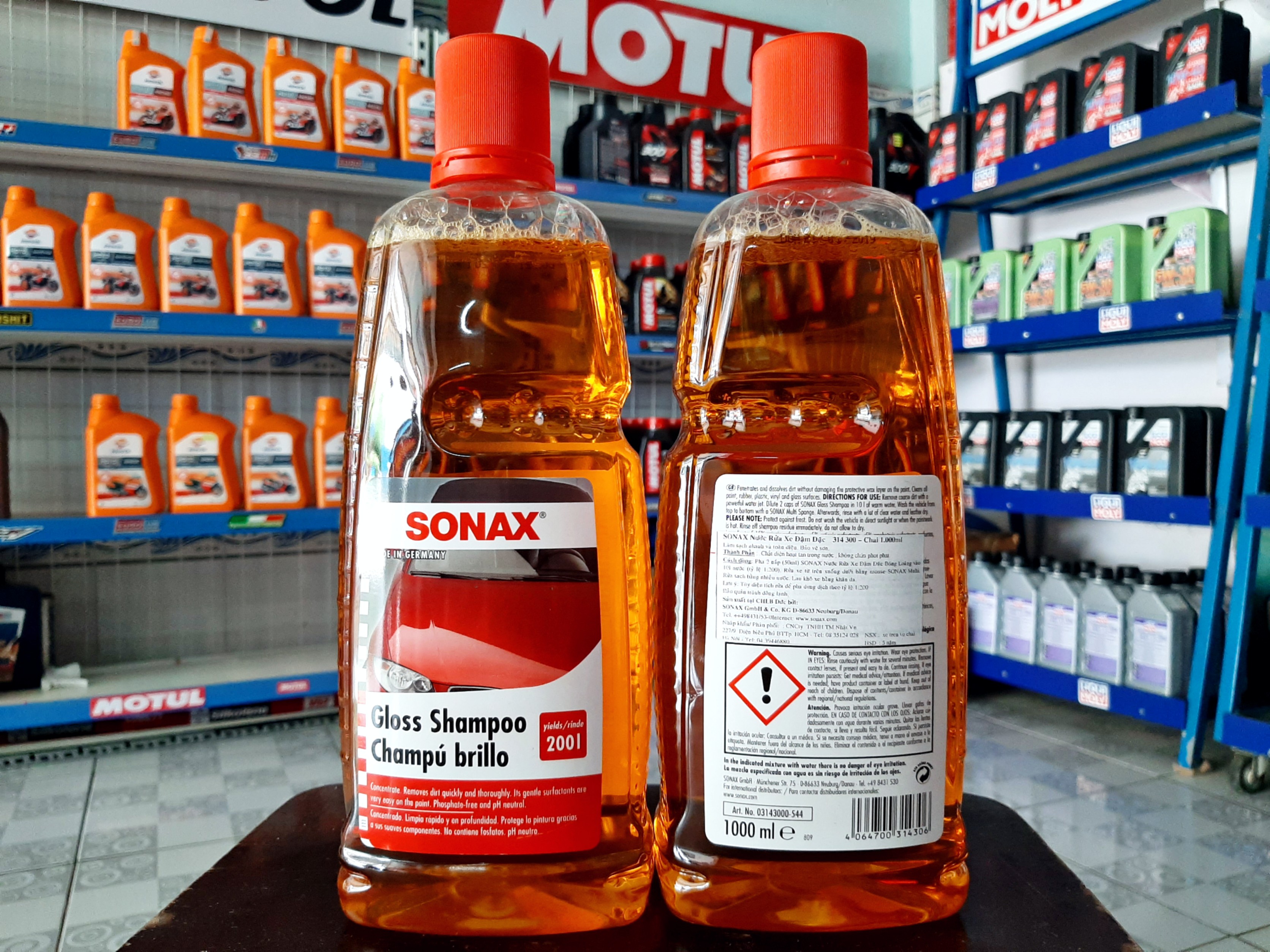 [HCM] Dung Dịch Rửa Xe đậm đặc SONAX - 314300 (1L)