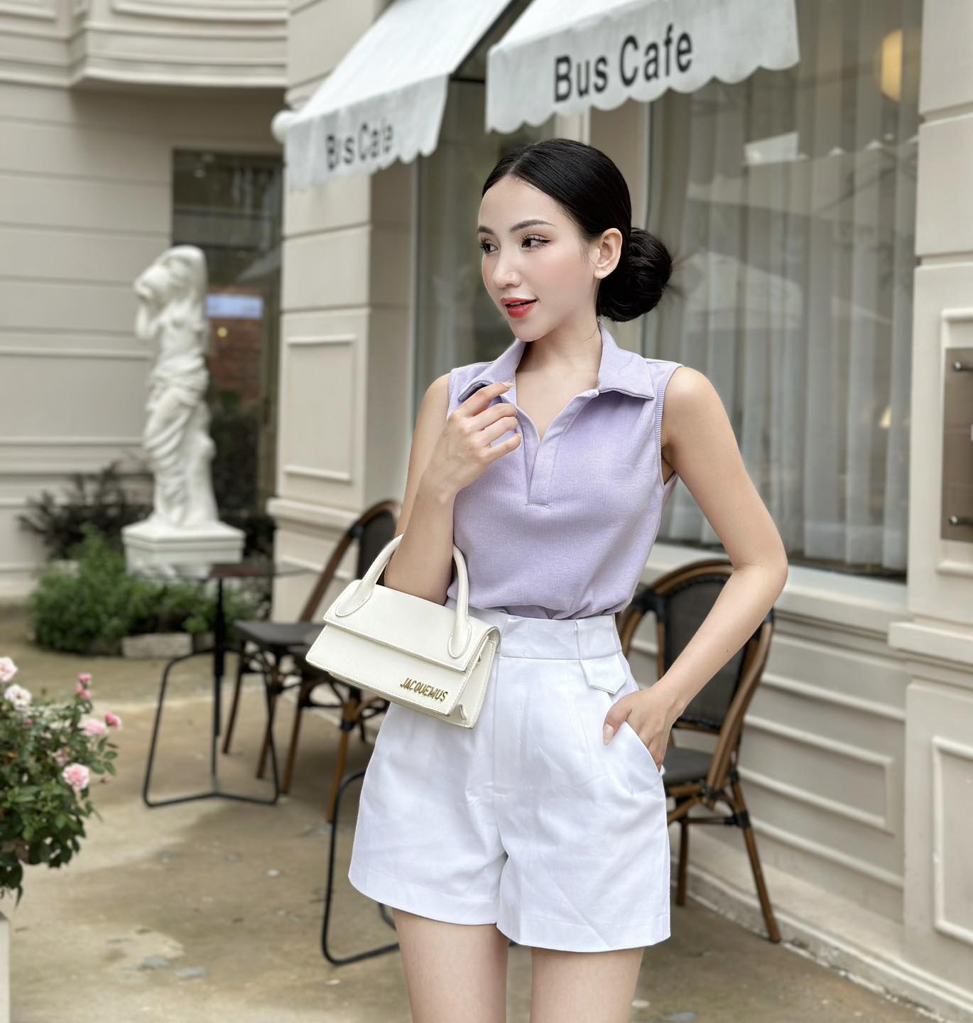 Quần đùi lưng cao Elly clothing