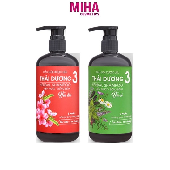 Dầu Gội Dược Liệu Thái Dương 3 Hương Lá Hoặc Hoa 480ml