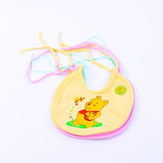 Combo 5 yếm tròn có dây buộc cho bé 0-6 tháng