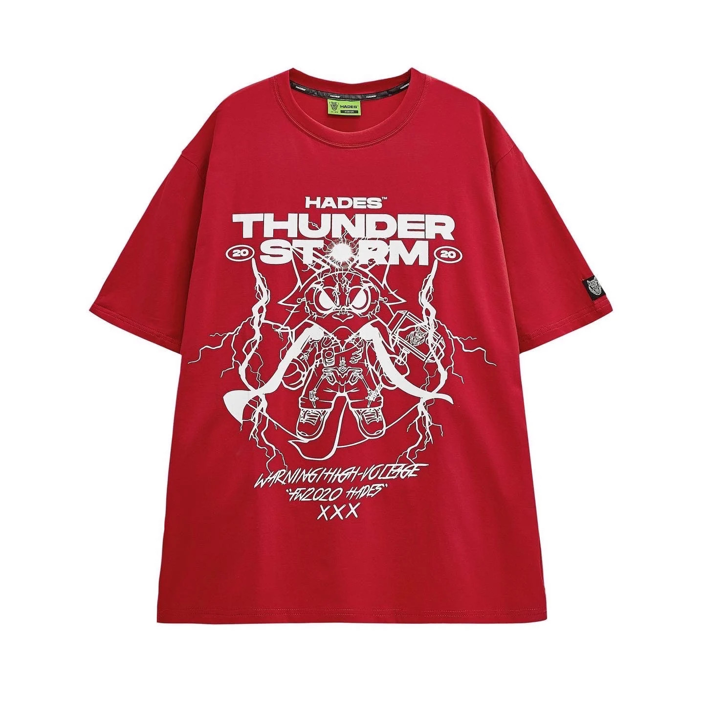 [ Full tag ] Áo thun unisex tay lở Hades Thunder Storm vải đẹp đầy đủ tag cổ tag tay - HADES THUNDER STORM TEE || Hany Shop AL66