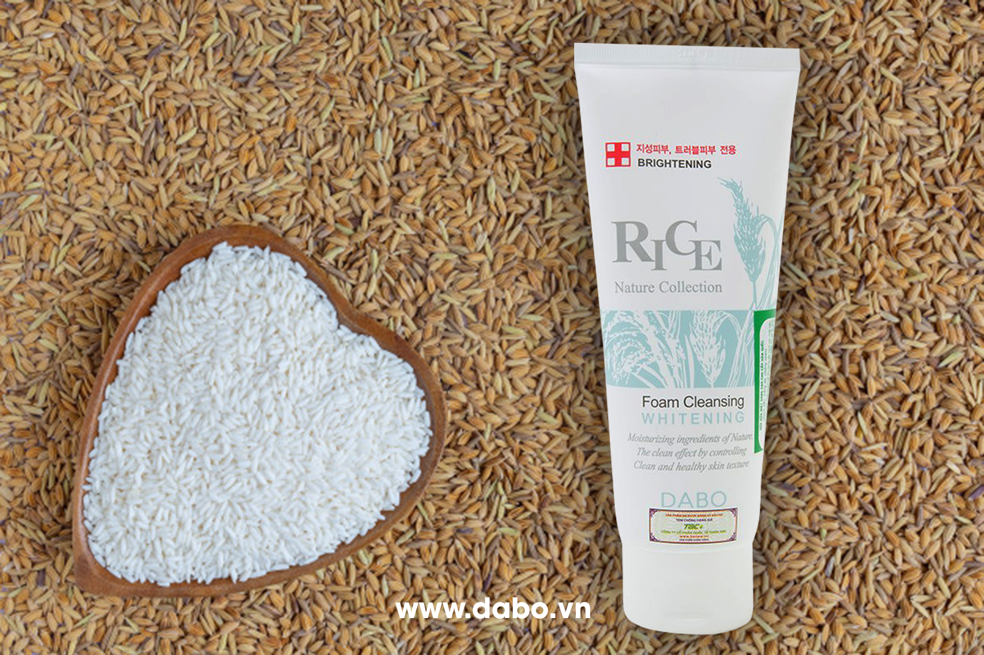 SỮA RỬA MẶT TRẮNG DA DABO GẠO CAO CẤP HÀN QUỐC 150ML
