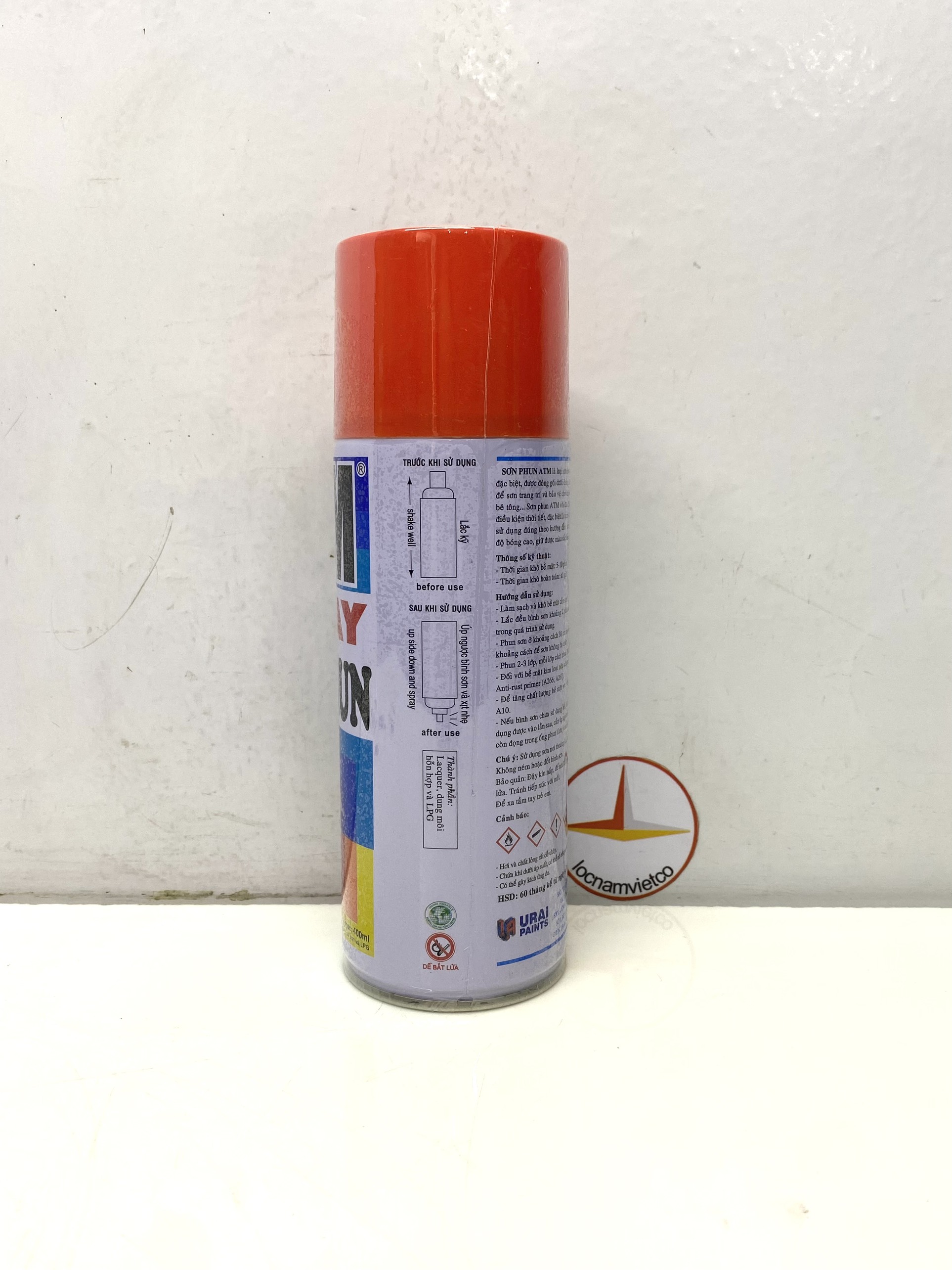 Spray Paint, Atm Spray Paint in Orange Color A226