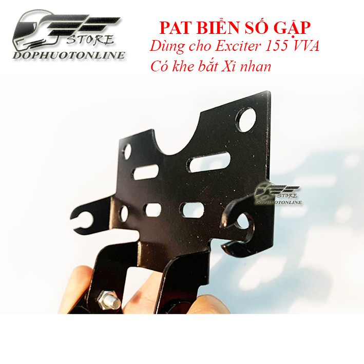 Pat Biển Gập Cho Exciter 155 Vva <Dpol>