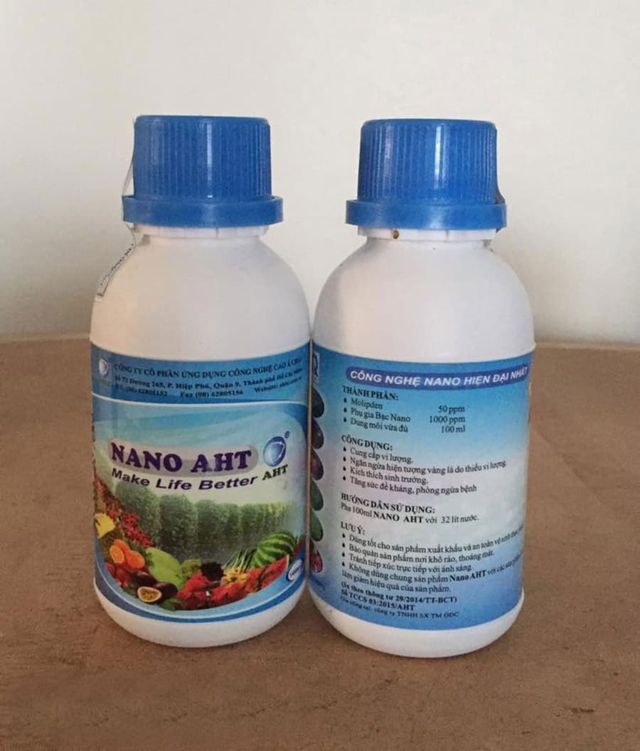 Phân bón vi lượng Nano bạc AHT 100ml/500ml