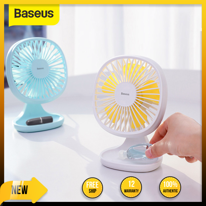 Quạt mini để bàn Baseus Baseus Pudding-Shaped Fan ( 3 mức tốc độ - Mini USB Air Cooling Fan Clip Desk Fan)