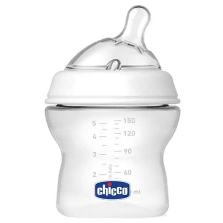[Tặng quà] Núm ty nghiêng Pisa Natural Feeling chảy chậm Chicco 0M+ ( Tặng 01 ống bón 5ml )