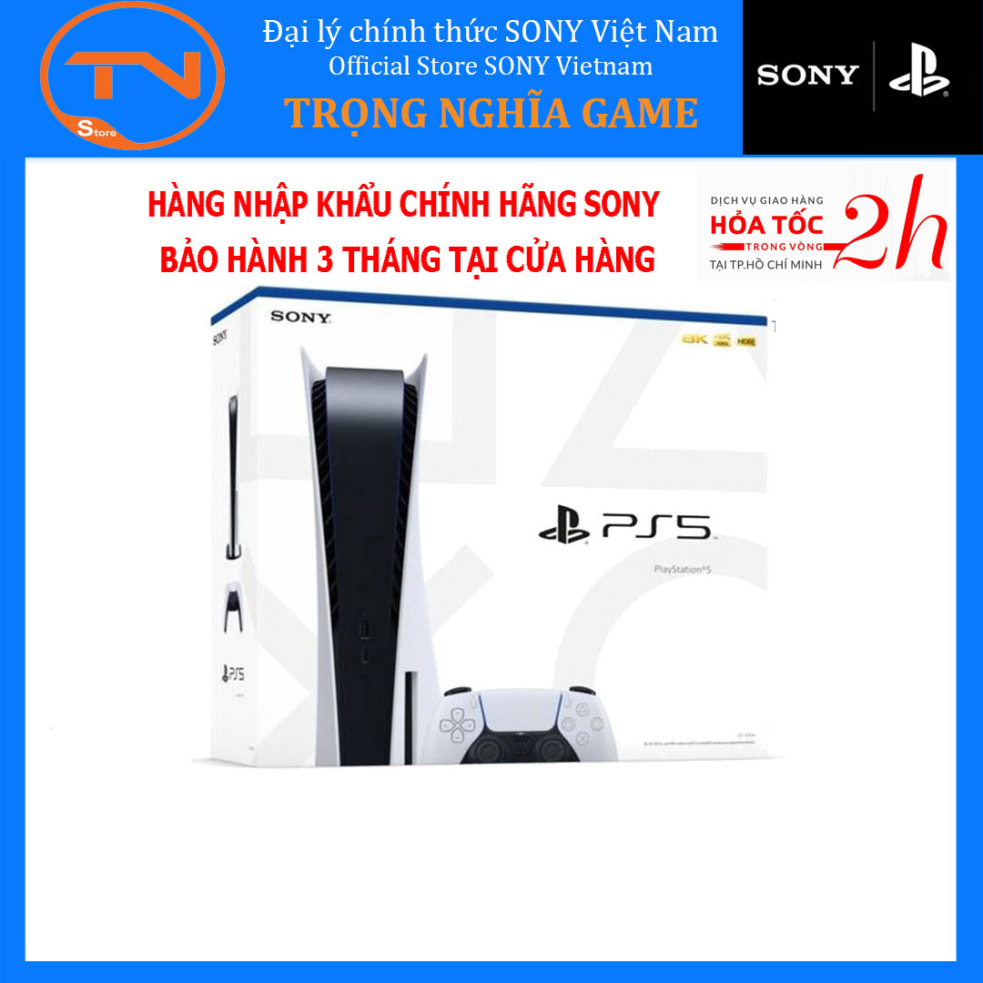 Máy PS5 Sony Playstation Standard Edition Blueray (Bản Digital/Bản ổ đĩa)