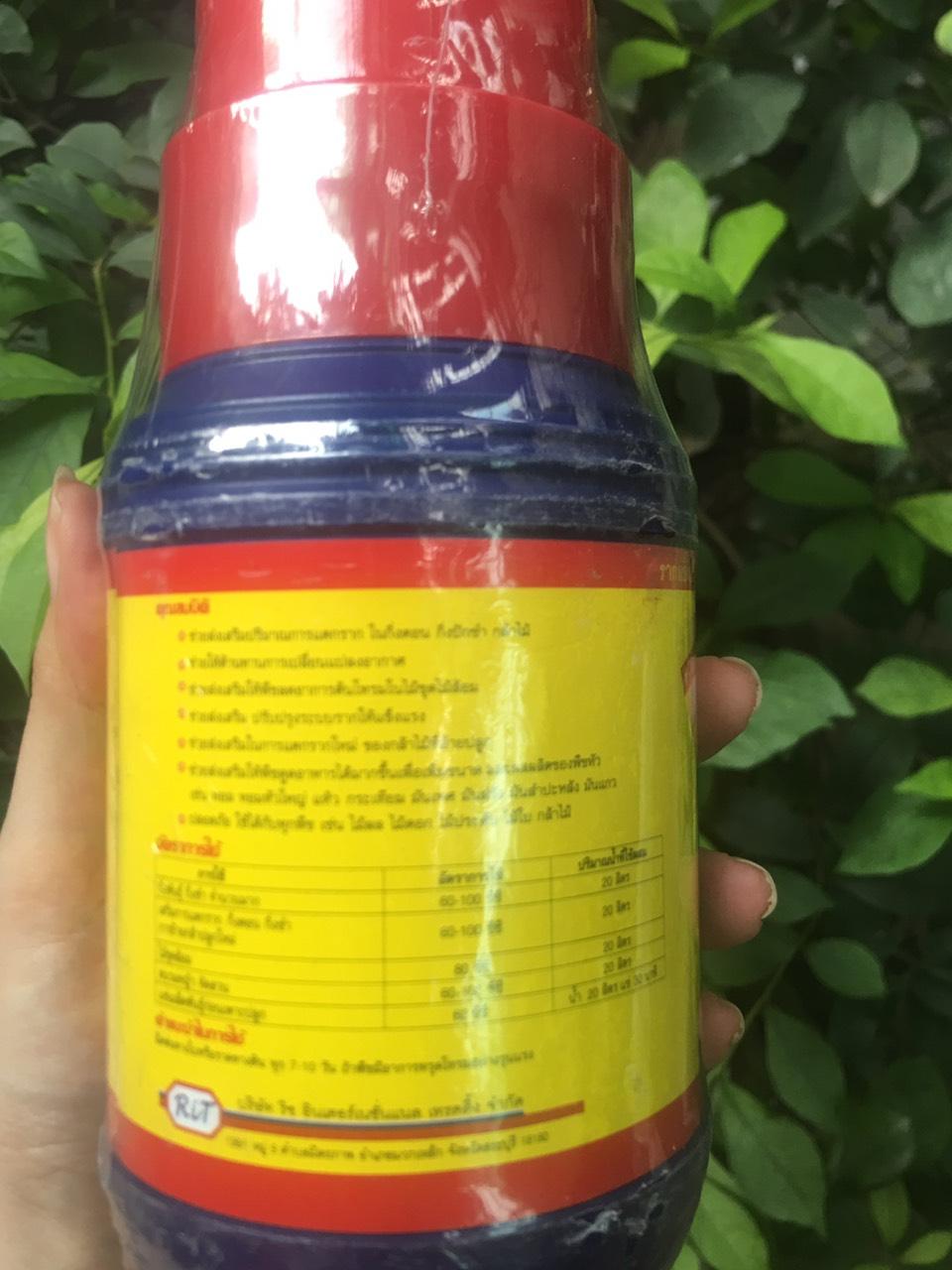 Vitamin b1 xanh thái lan – kích rễ, chống sốc cho cây chai 500ml