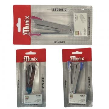 Máy bấm kim Ấn Độ số 10 Munix 25004-2 (tặng 1 hộp kim bấm)
