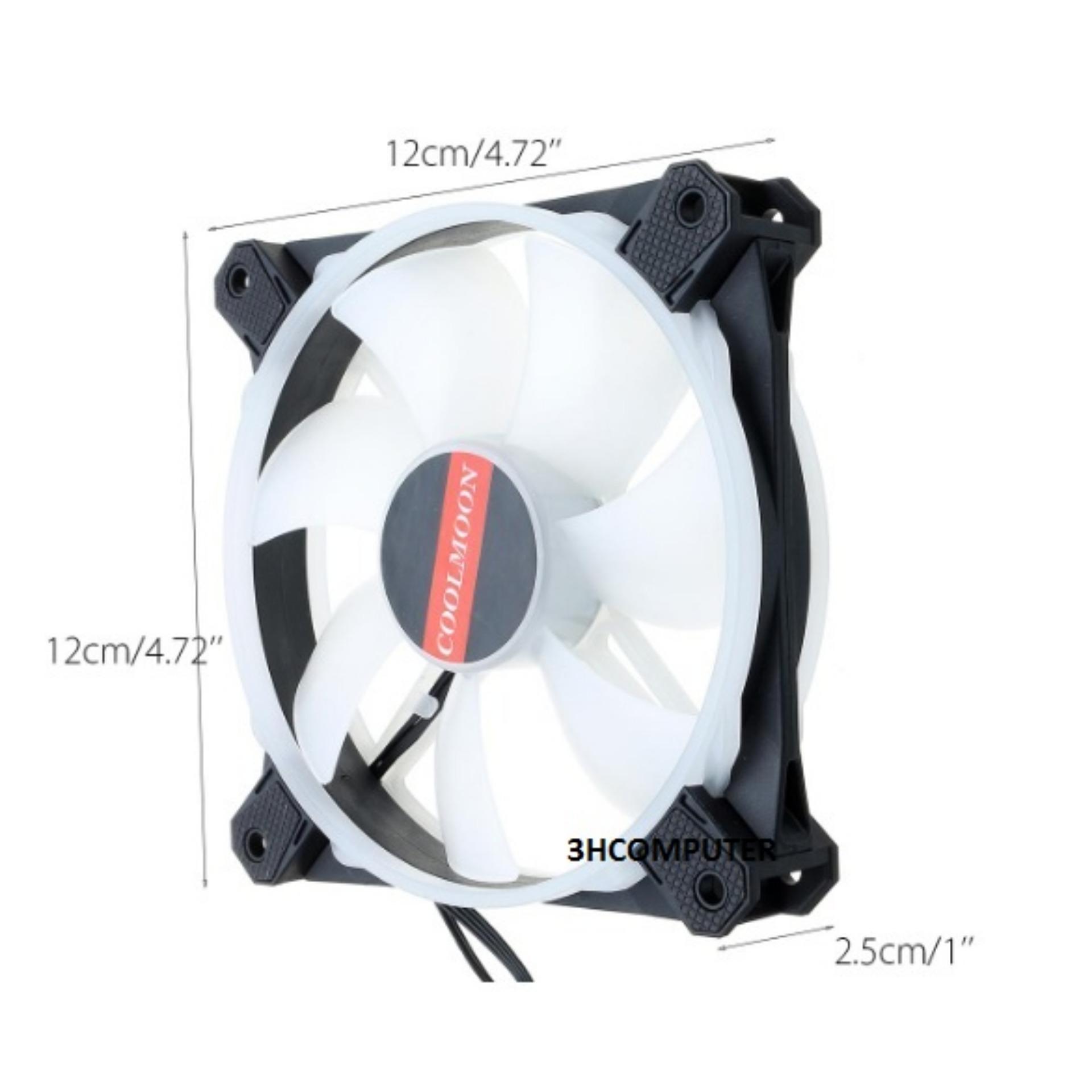 [Combo 5 Fan+Khiển] Quạt tản nhiệt Led RGB gaming.