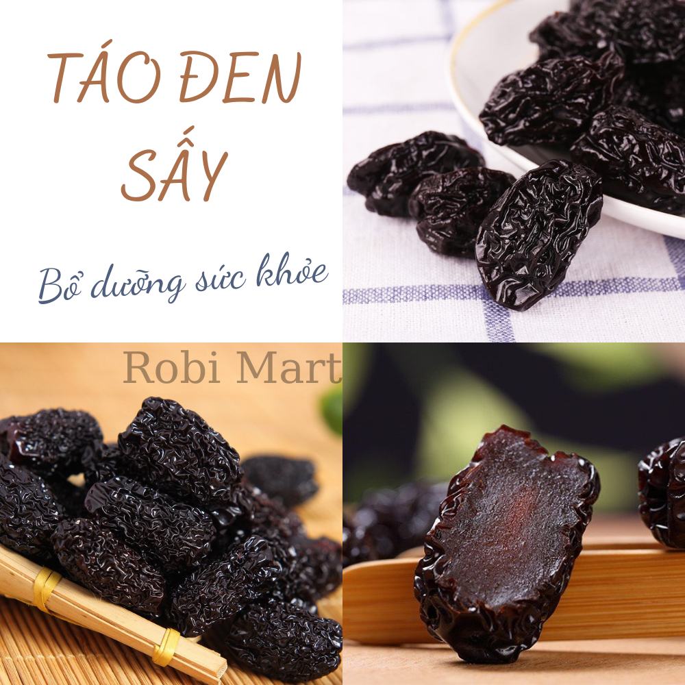 Táo Tàu Đen Siêu Dẻo, Quả To 100G