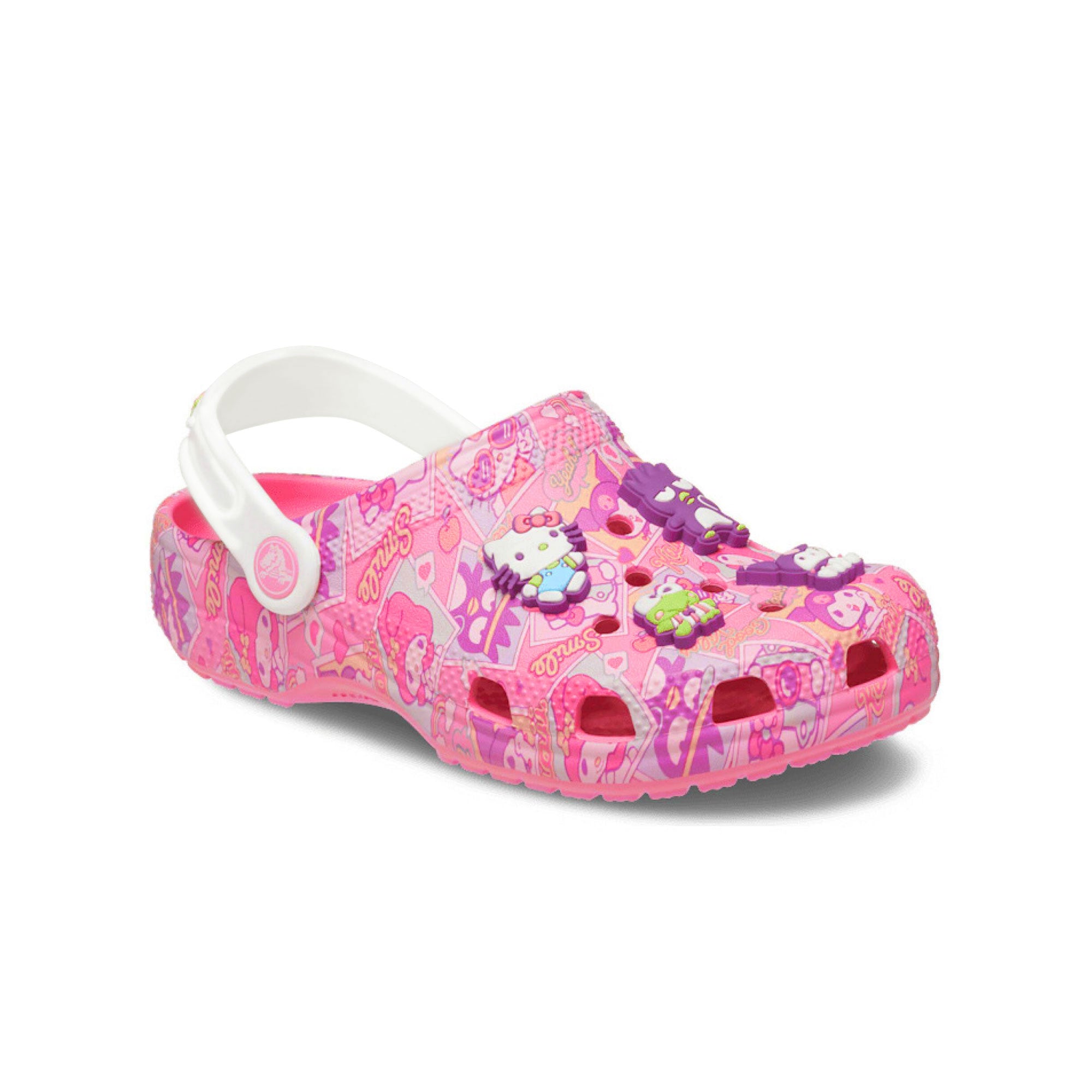 Giày Clog Trẻ Em Crocs Toddler Classic Hello Kitty - Pink