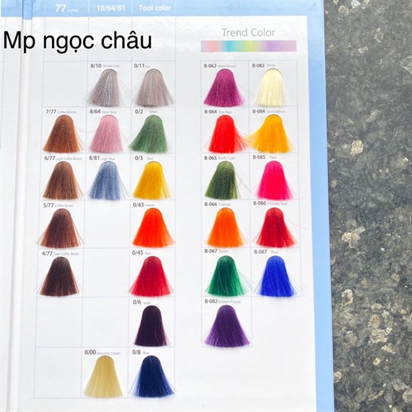 Màu nhuộm tóc BEELL 100ml