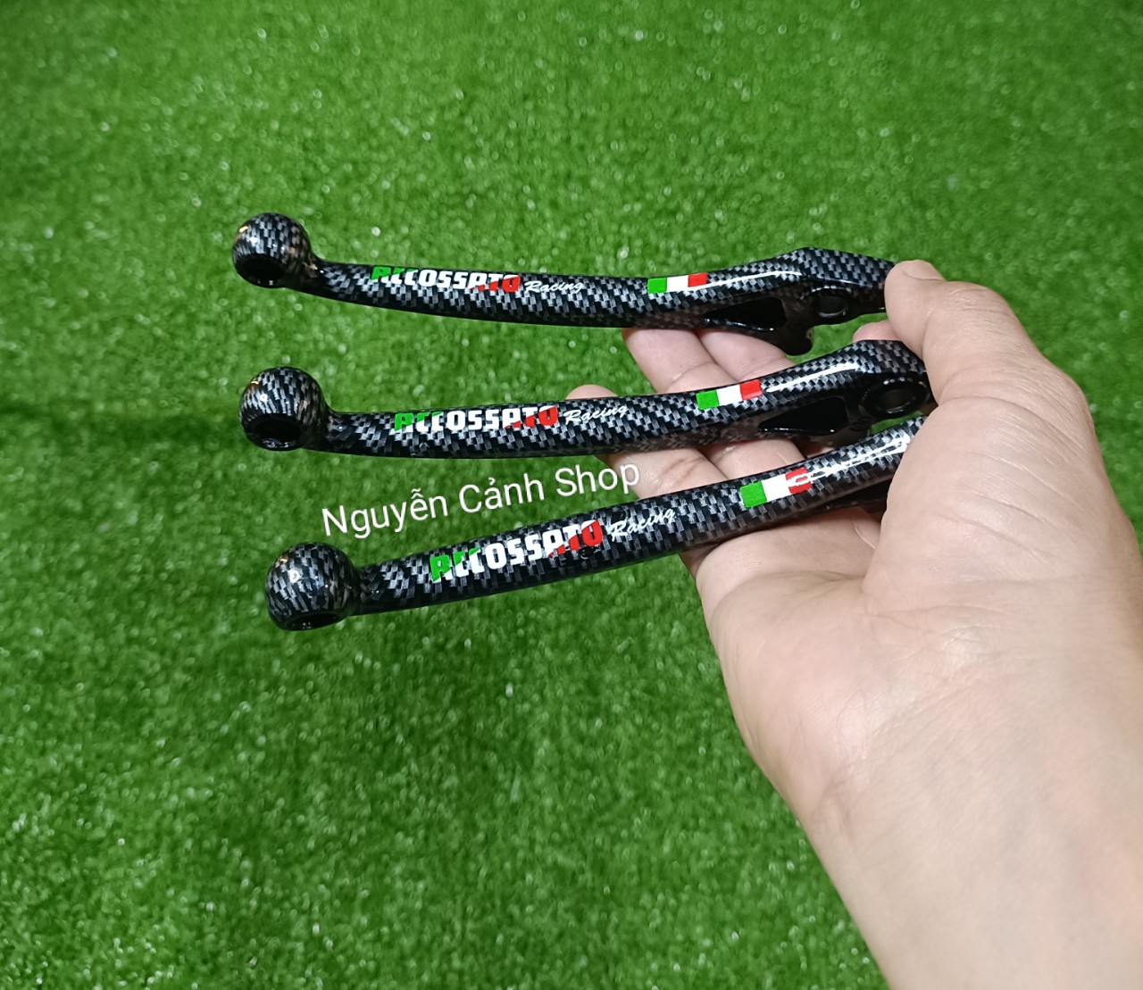 Tay thắng carbon V3-xe Future 125,wave đĩa