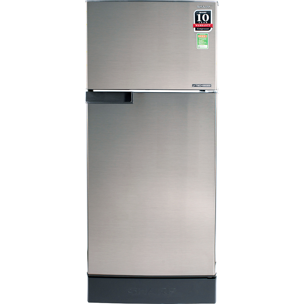 Tủ lạnh 2 cánh sharp 165 lít inverter sj-x176e-dss/ sj-x176e-sl