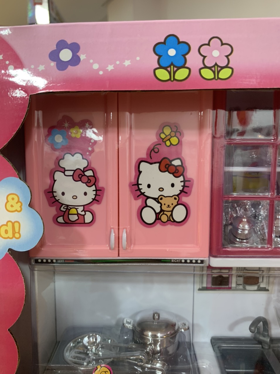 Bộ Đồ Chơi Nhà Bếp Hello Kitty 3 Khoang Cho Bé