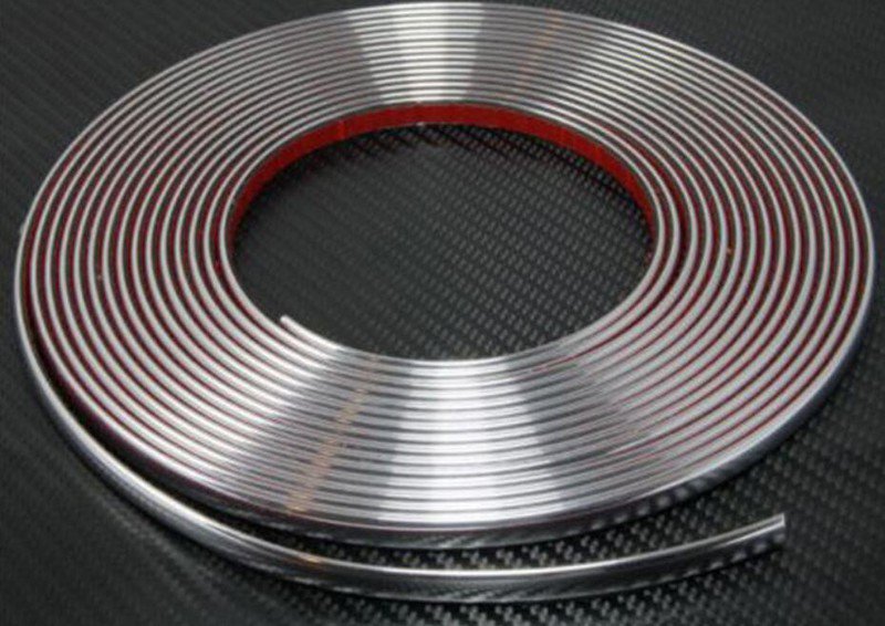 Cuộn nẹp mạ crom trang trí ngoại thất ô tô (10mm dài 12m)