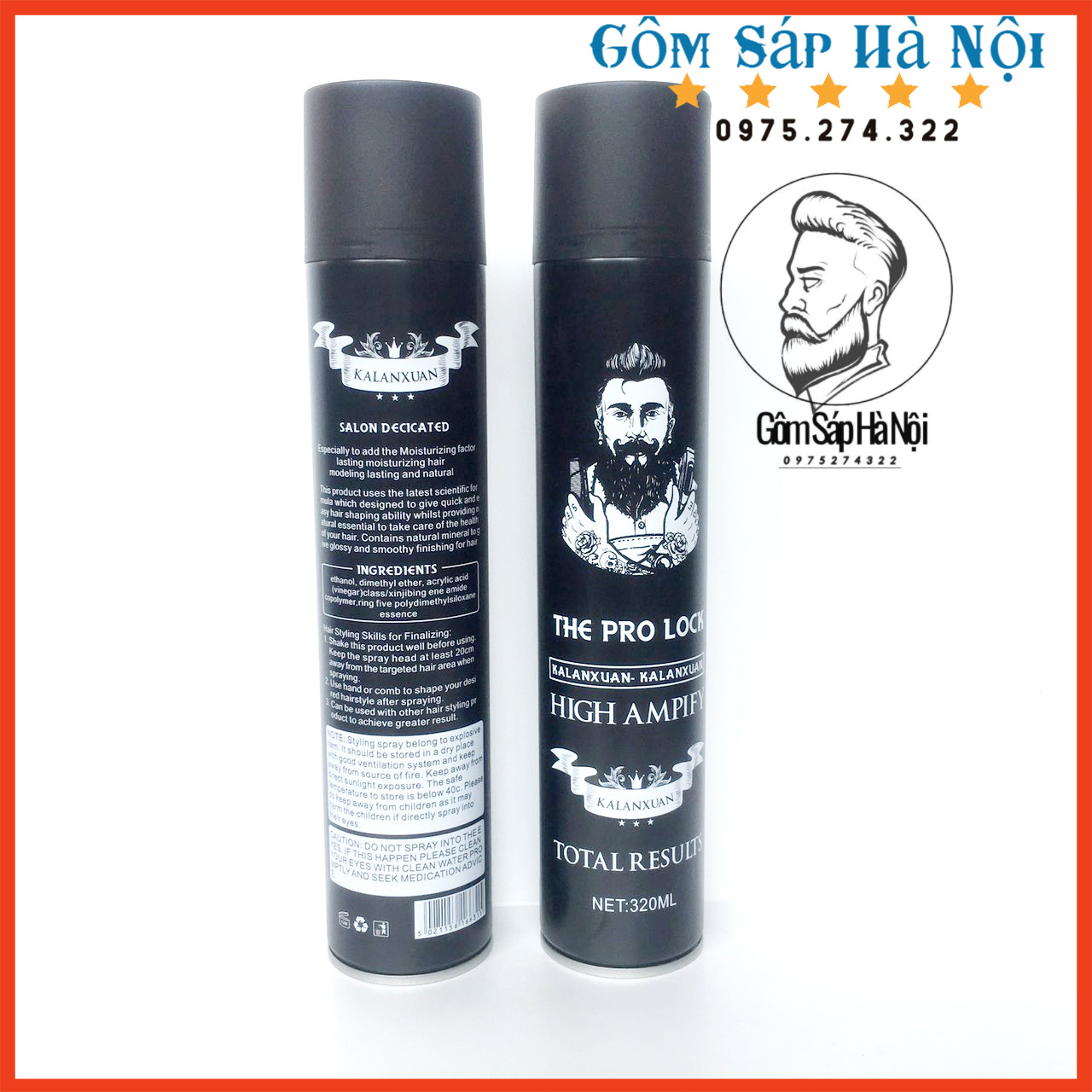 Gôm xịt tóc the pro lock high ampify 420ml
