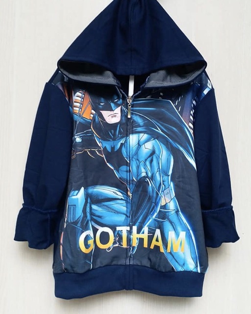 Áo khoác Người nhện, Batman cho bé trai