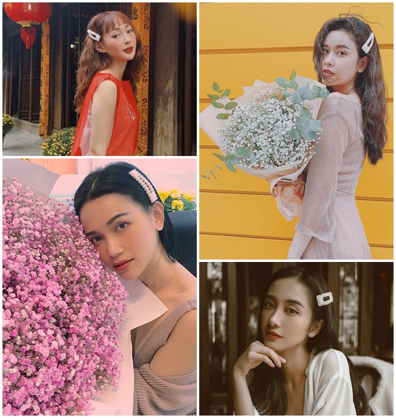 Kẹp tóc Hàn Quốc sang trọng KT04