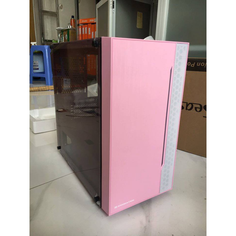 CASE XIGMATEK GEMINI QUEEN PINK KHÔNG KÈM FAN