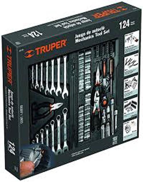 [HCM]Bộ set đồ nghề 124 chi tiết Truper - SET-124