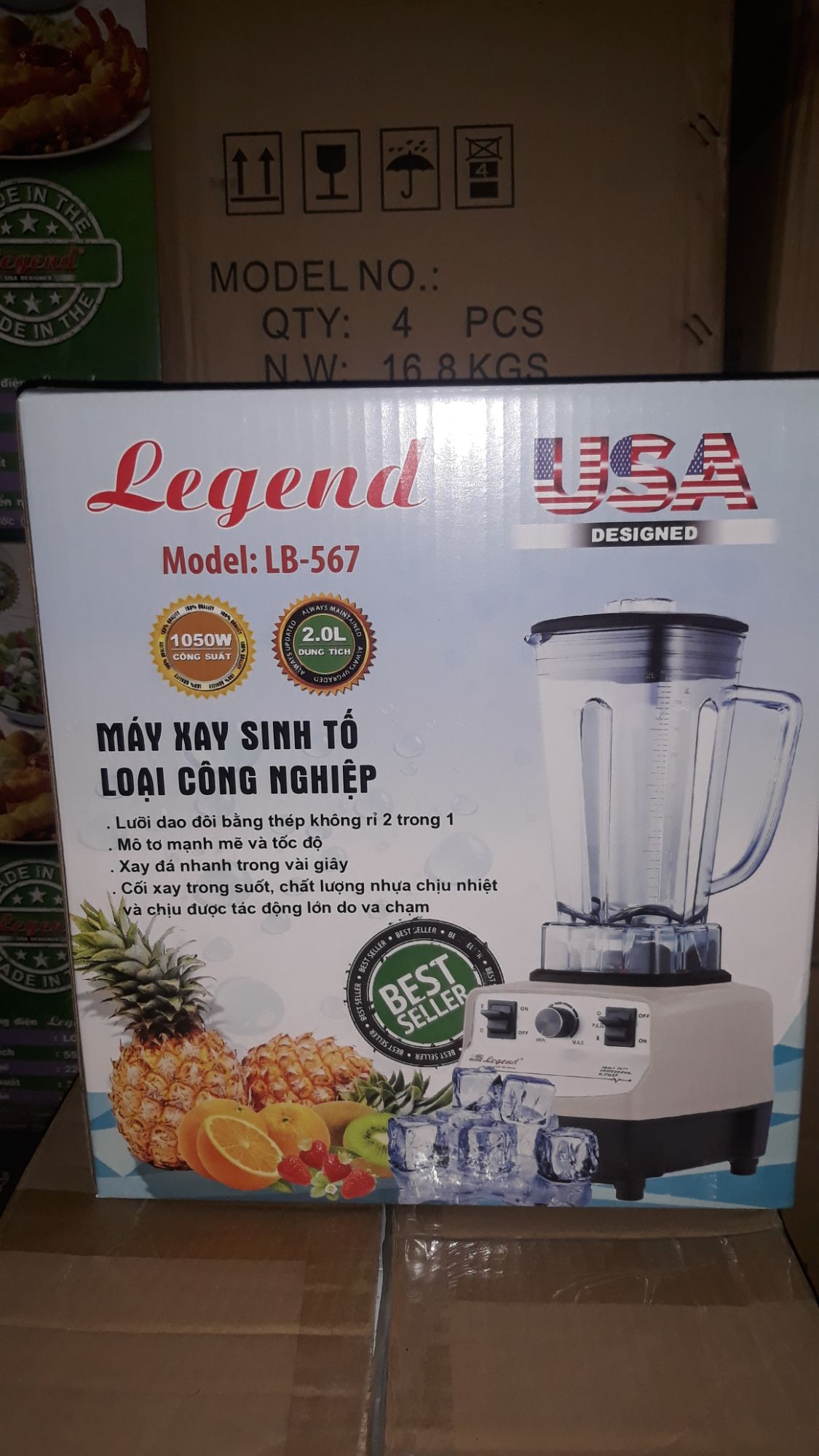 Máy xay sinh tố công nghiệp legend LB567