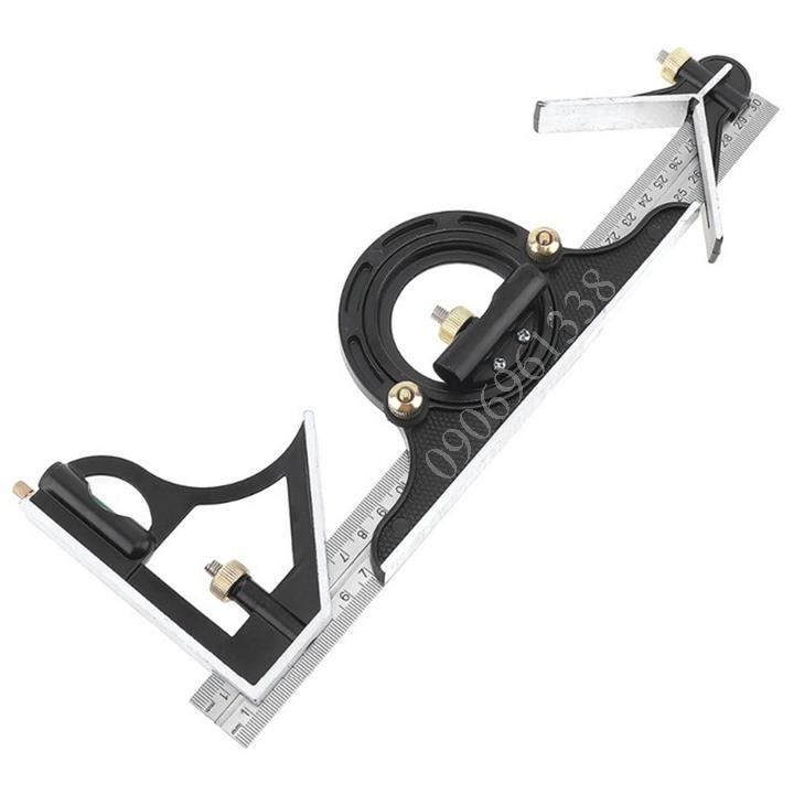 Thước đo góc đa năng, thước ke góc vuông 30cm