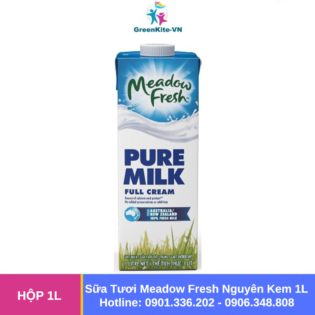 Hộp Sữa Meadow Fresh Nguyên Kem 1L