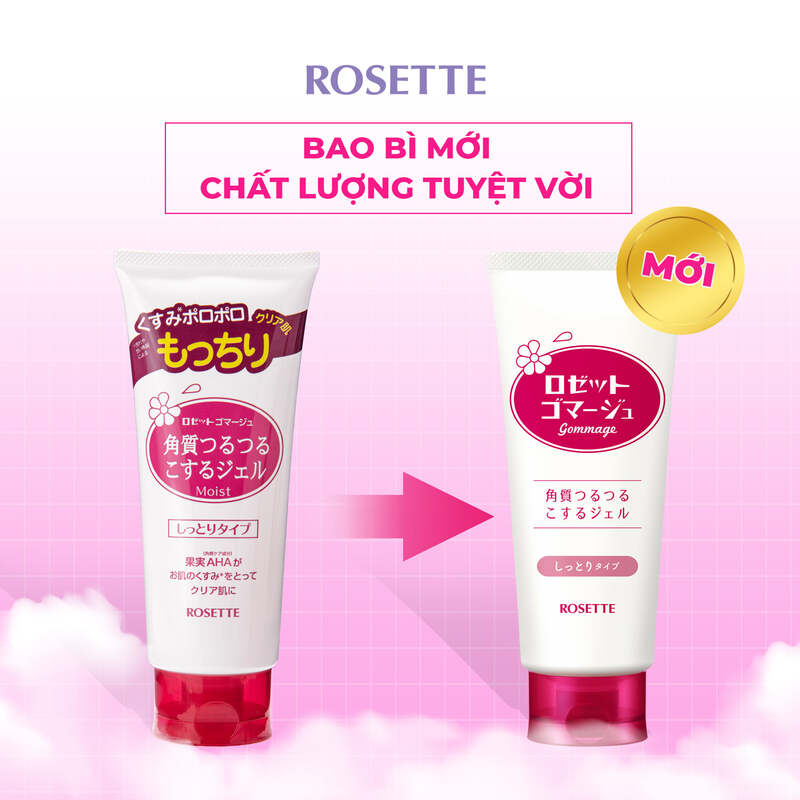 [HÀNG CHÍNH HÃNG] Tẩy Tế Bào Chết Cho Da Mặt Rosette – NỘI ĐỊA NHẬT
