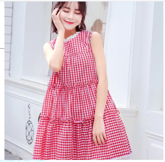 [HCM]ĐẦM BẦU VÁY BẦU CÔNG SỞ CA RÔ 2 MÀU