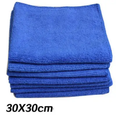 Combo 10 khăn lau bàn, khăn lau xe hơi cỡ 30*30 cm