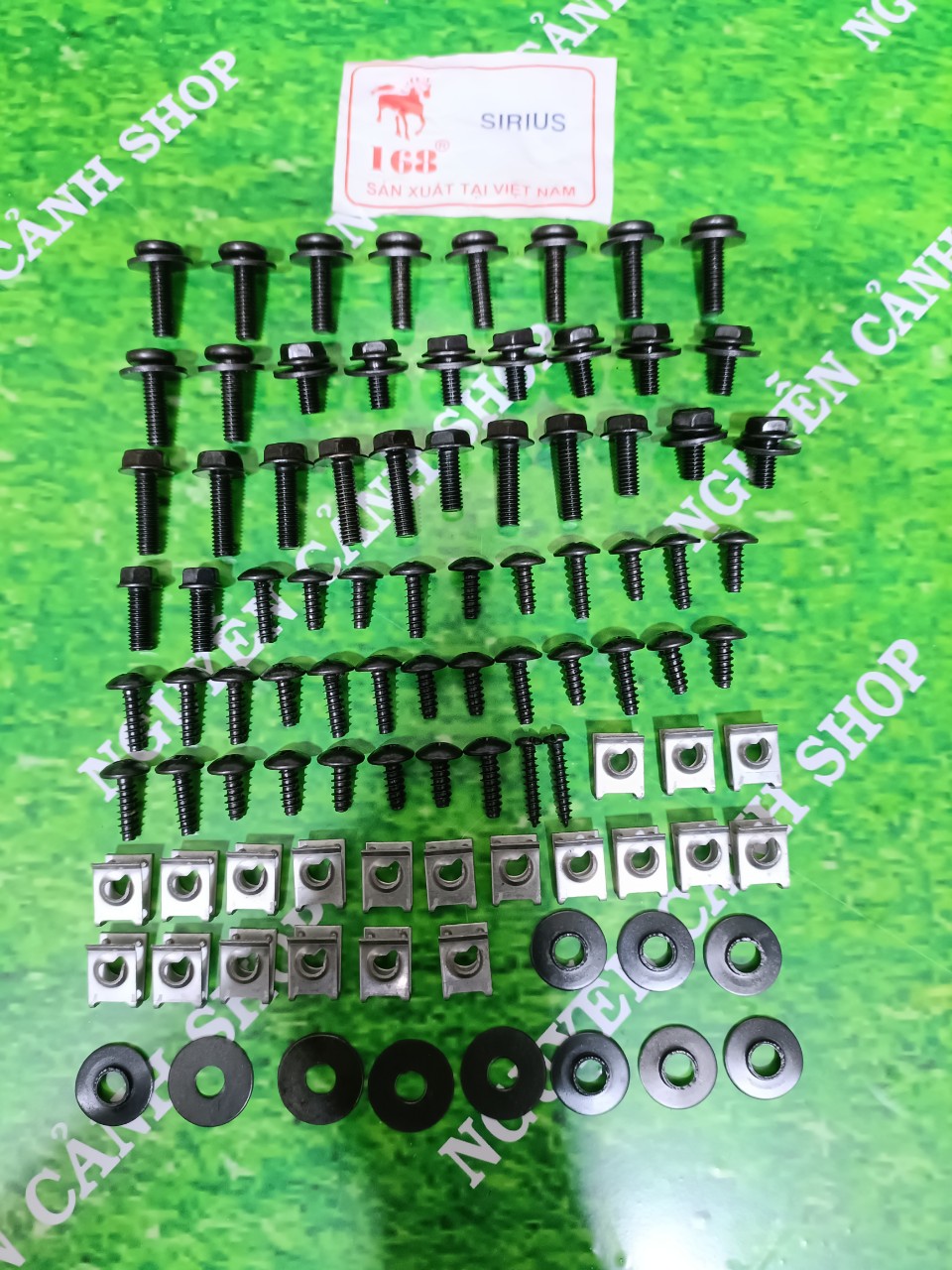 Bộ ốc dàn áo xe Exciter Sirius