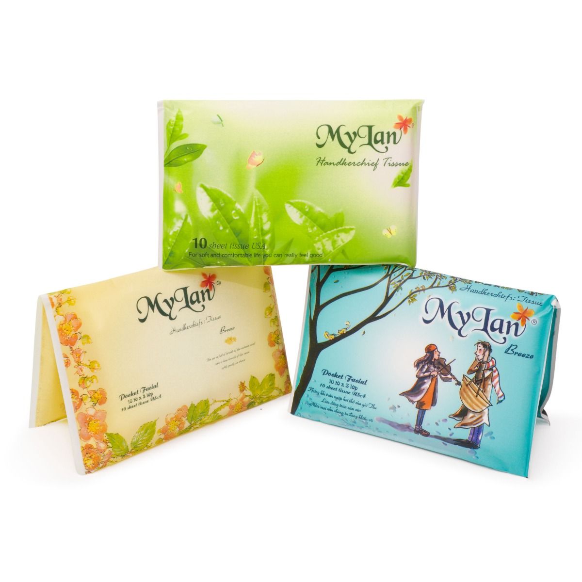 Giấy Ví Đôi MyLan (10 Tờ/Gói, 10 Gói/Dây) - the Rubee