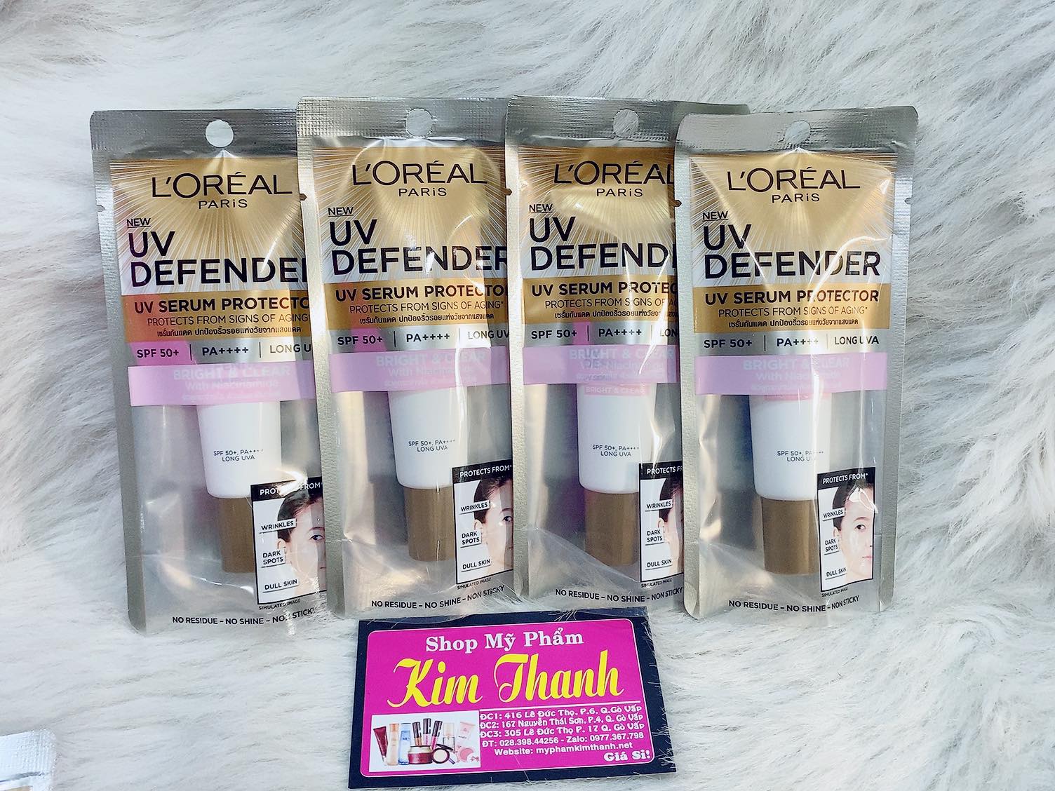 🎁(Tuýp mini dùng thử) Kem chống nắng Loreal UV Defender SPF50+ PA++++ 15ml