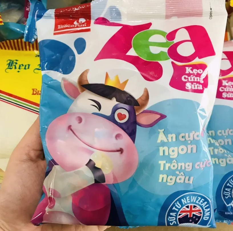 1 Gói Kẹo Cứng Sữa Zea 70g - Biscafun