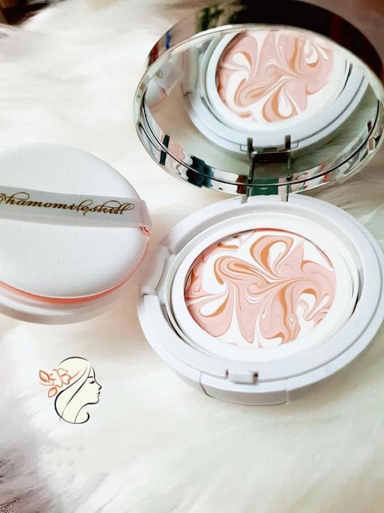 [CHÍNH HÃNG] Phấn tươi Collagen chống nắng CC Cushion Chamomileskill