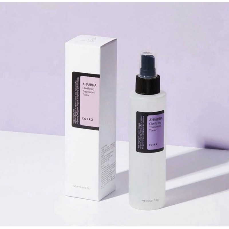 Nước hoa hồng cosrx aha/bha clarifying toner