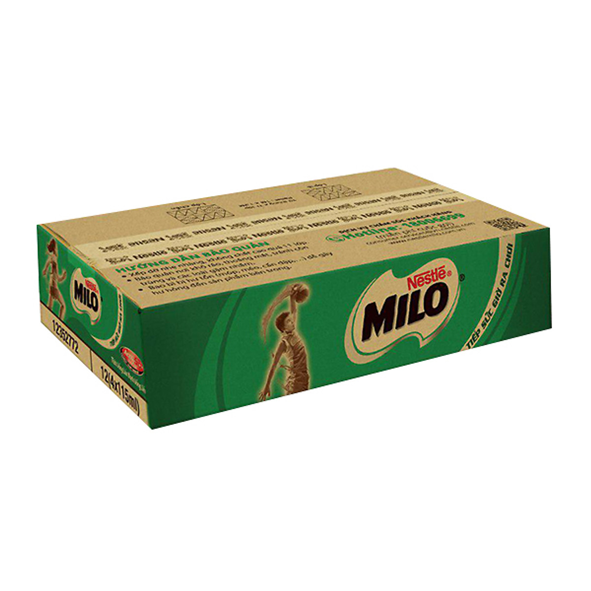 Thùng 48 hộp thức uống lúa mạch Milo  115ml - thùng lóc nhỏ