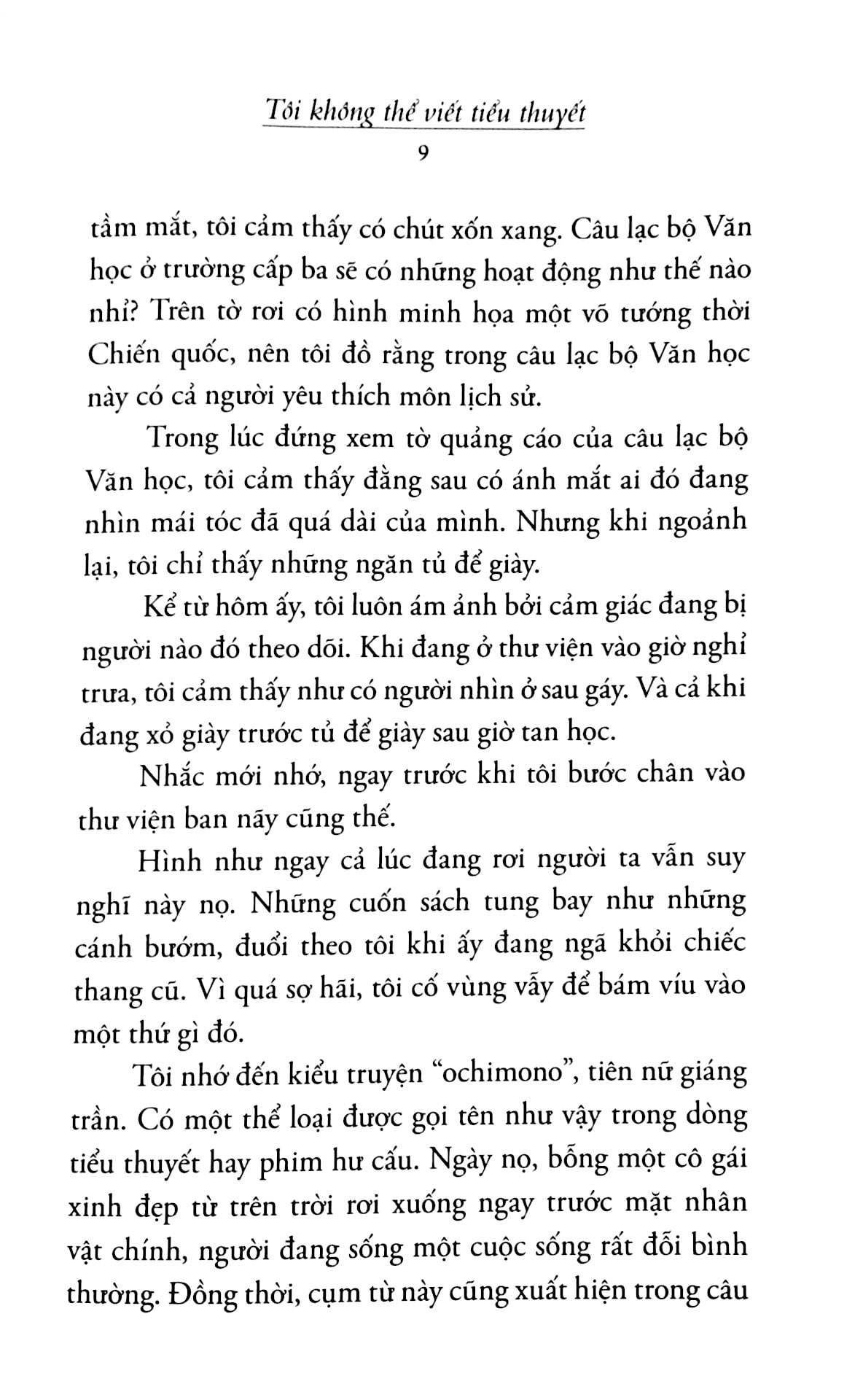 Fahasa - Tôi Không Thể Viết Tiểu Thuyết