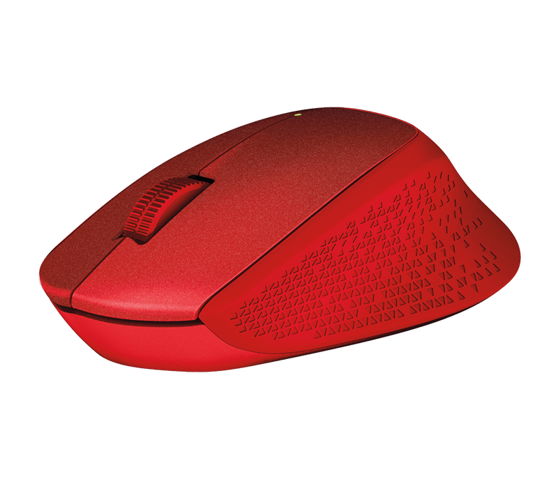 Chuột không dây Logitech M331 silent yên tĩnh (màu đỏ/đen) - 1000 DPI; 2.4GHz; 3 nút; 91g; Pin AA*1; tương thích Unifying - Bảo hành 24 tháng - Hàng Chính Hãng Safety Mart Official