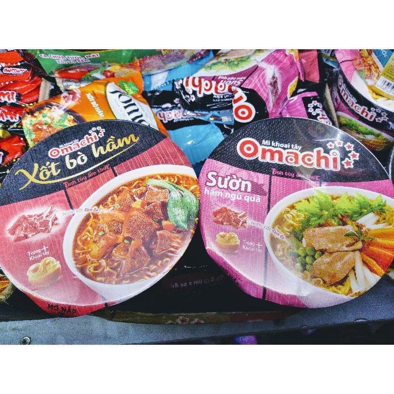 Mì bát Omachi vị Xốt bò hầm (92g)