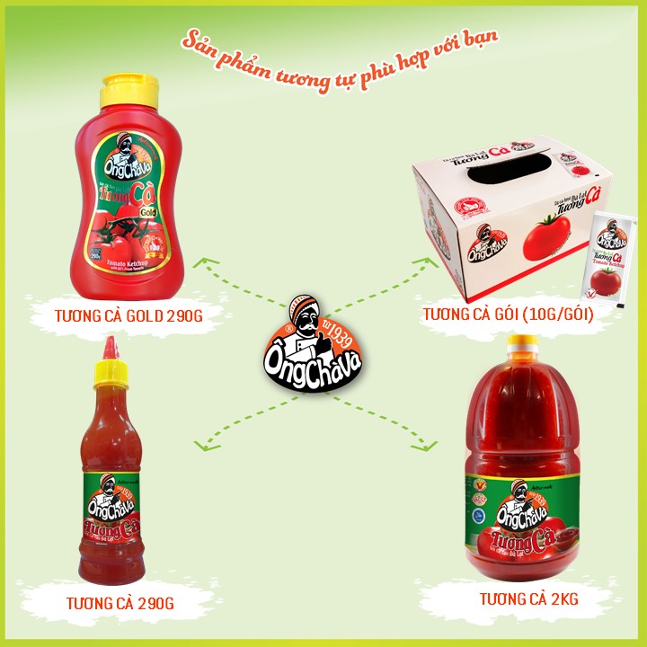 Tương cà gói OCV 10gr (120 gói/hộp)