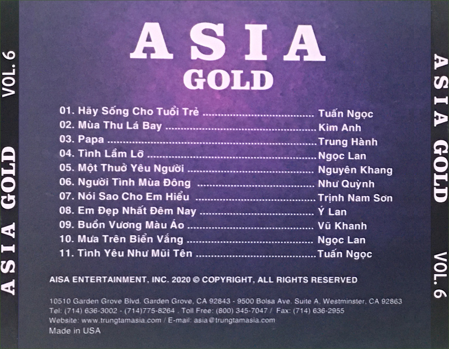 Combo bộ 7CD Thử Dàn Âm Thanh - Test Loa - Nghe Thư Giãn